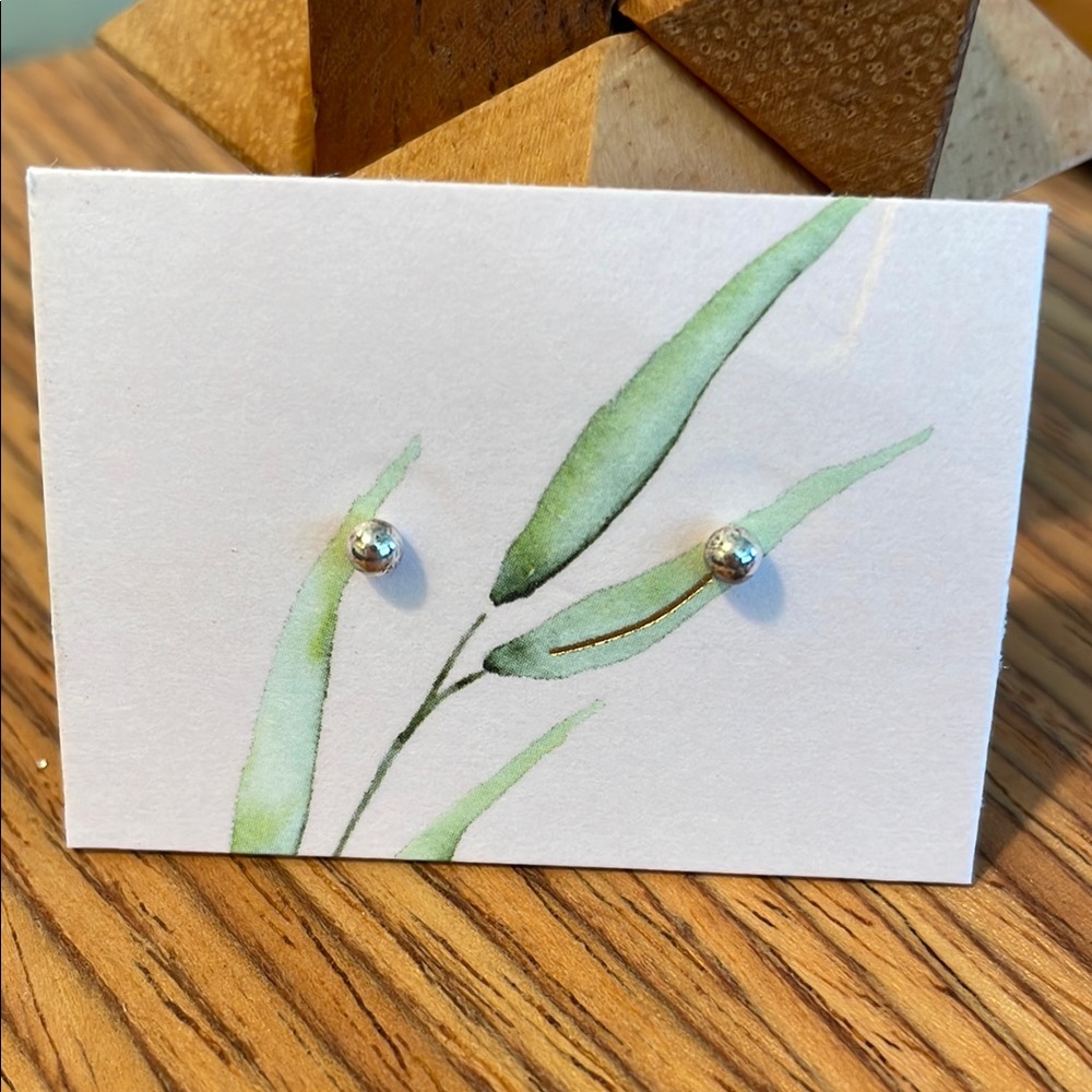 Solid Sterling Silver Stud Earrings